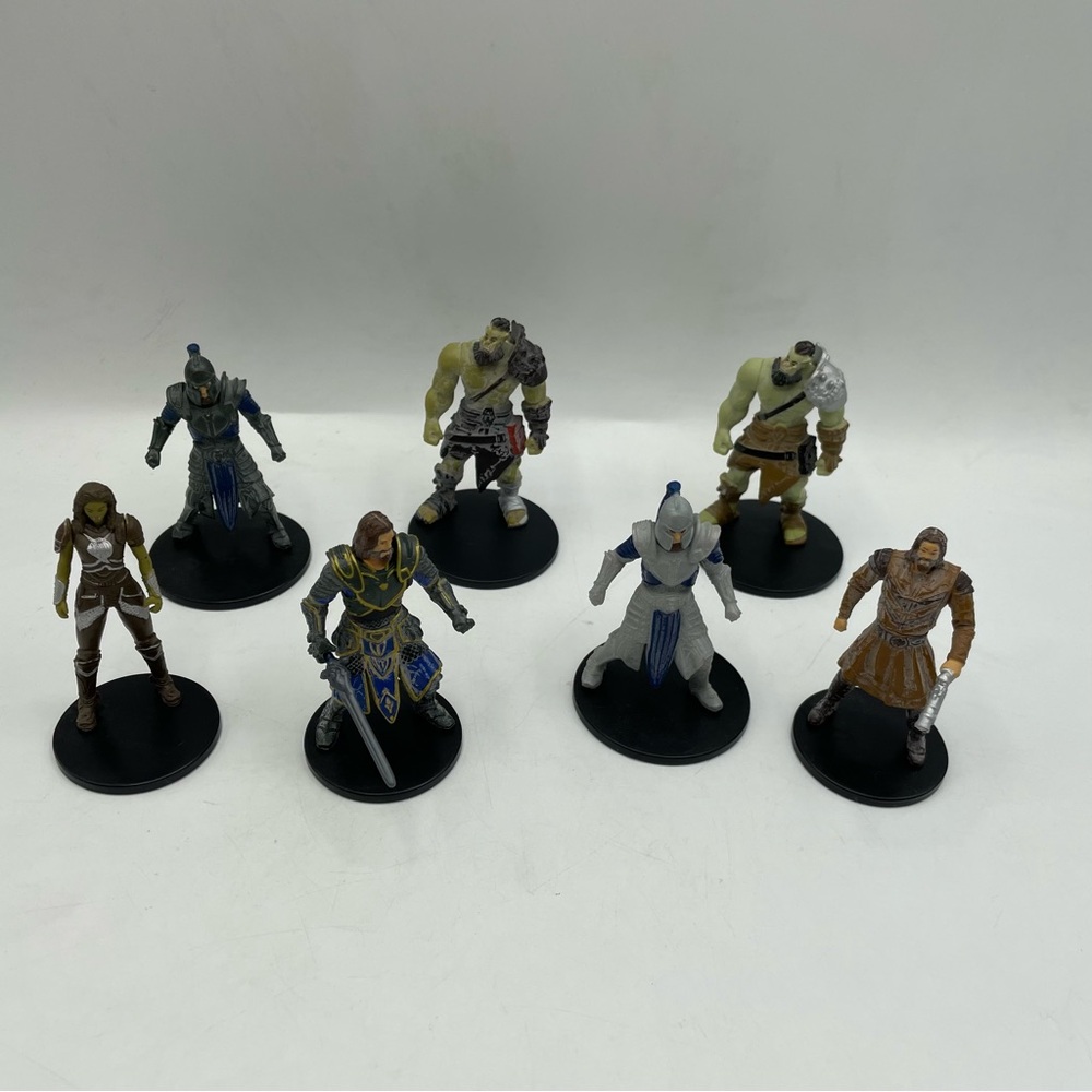 7 World Of Warcraft 2" Mini Action Figures Lot WOW Legendary Jakks Pacific 2016
